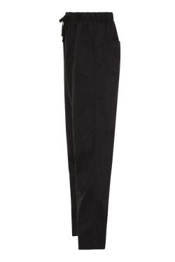 Mens Linen Beach Trousers Black #4